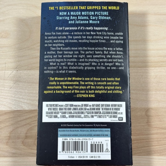 THE WOMAN IN THE WINDOW Paperback Buy 1 for $9, 2 for $14, 3 for $18 - Picture 2 of 4